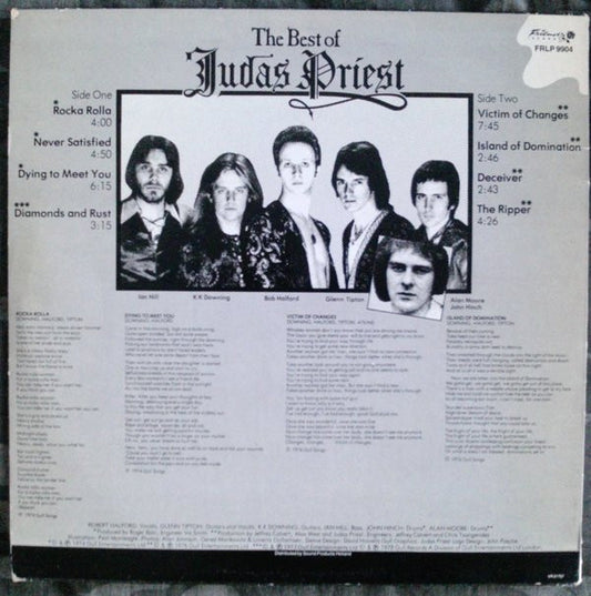 Judas Priest : The Best Of (LP, Comp)