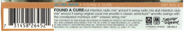 Ultra Naté : Found A Cure (CD, Single)
