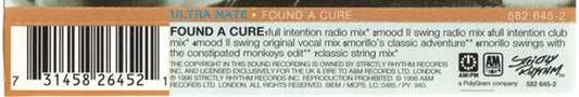 Ultra Naté : Found A Cure (CD, Single)