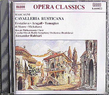 Pietro Mascagni, Alexander Rahbari, Slovak Radio Symphony Orchestra : Cavalleria Rusticana  (CD, Album)