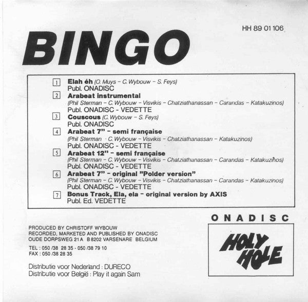 Bingo! : Arabeat (CD, Maxi)