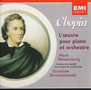 Frédéric Chopin, Alexis Weissenberg, Orchestre De La Société Des Concerts Du Conservatoire, Stanislaw Skrowaczewski : L'œvre Pour Piano Et Orchestre (2xCD)
