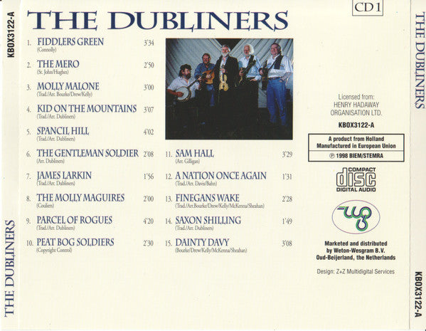 The Dubliners : The Dubliners (3xCD, Comp + Car)