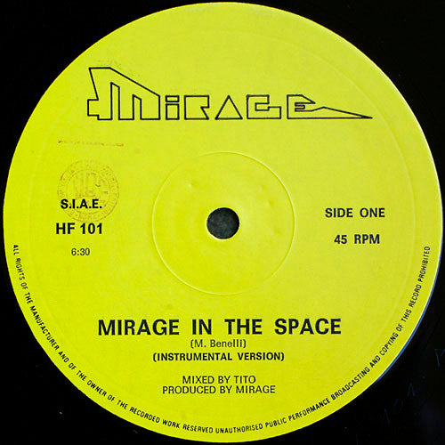 Mirage (16) : Mirage In The Space (12")