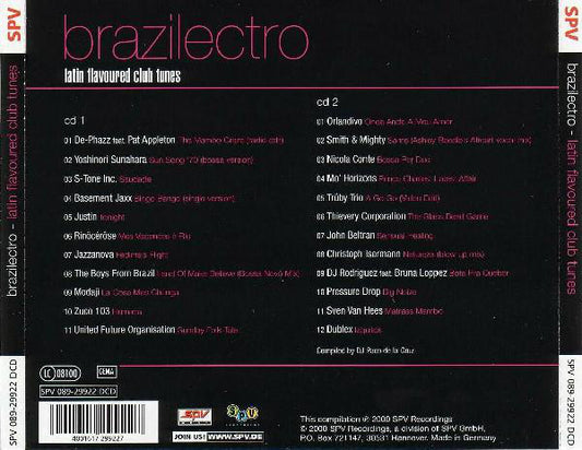 Various : Brazilectro: Latin Flavoured Club Tunes (2xCD, Comp)