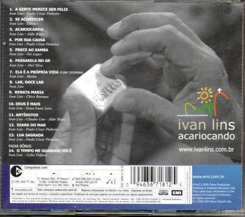 Ivan Lins : Acariocando (CD, Album, Copy Prot.)