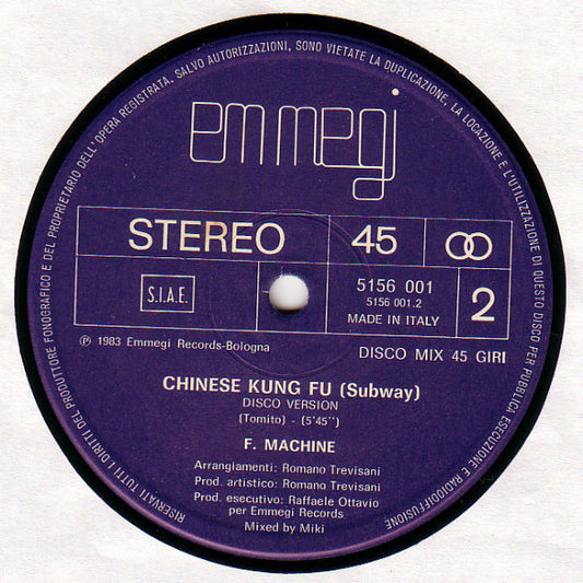 Funk Machine : Chinese Kung Fu (Subway) (12")
