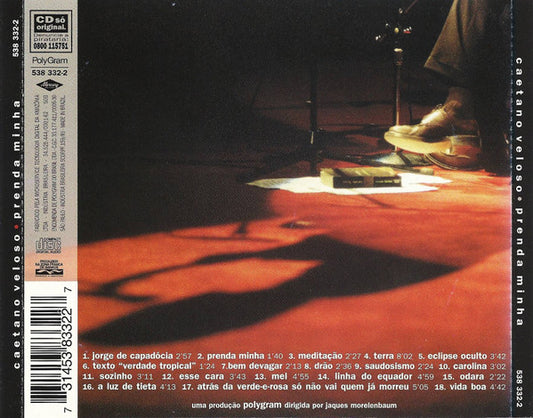 Caetano Veloso : Prenda Minha (CD, Album)