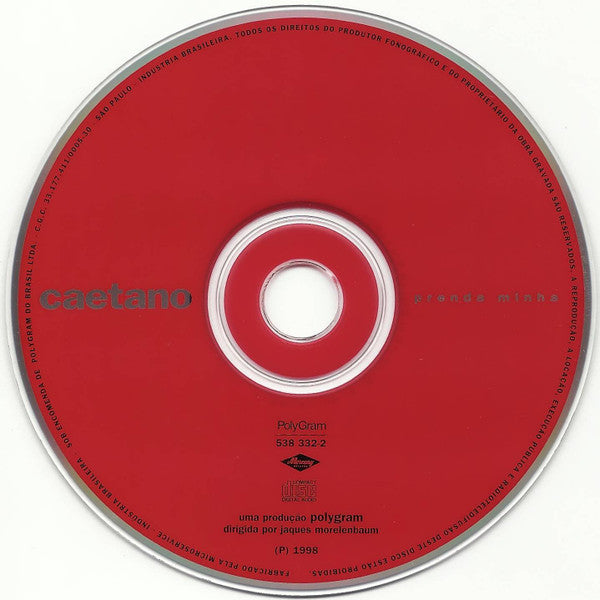 Caetano Veloso : Prenda Minha (CD, Album)