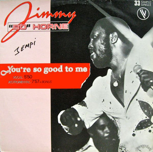 Jimmy "Bo" Horne : You're So Good To Me (12", Single, Ltd)