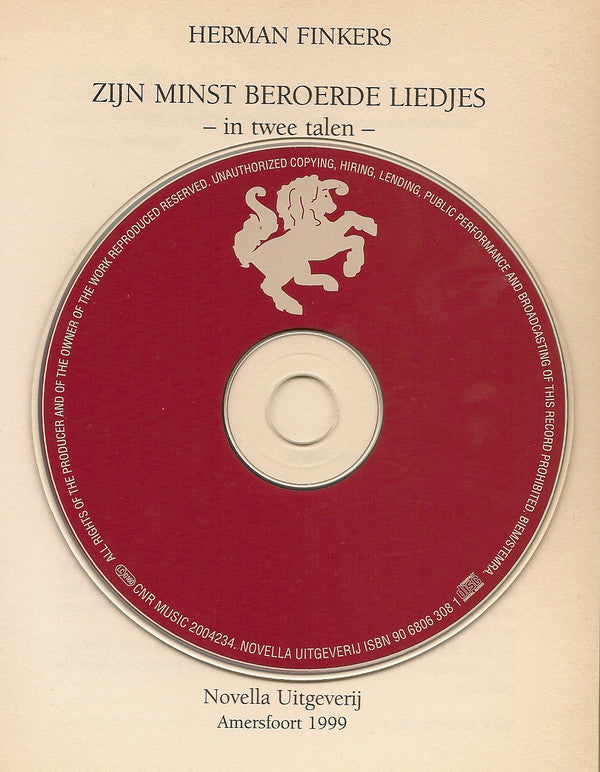 Herman Finkers : Zijn Minst Beroerde Liedjes (In Twee Talen) (2xCD, Album)