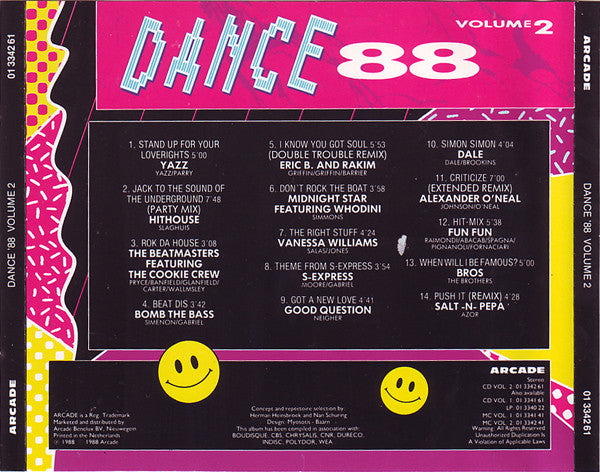 Various : Dance 88 Volume 2 (CD, Comp)