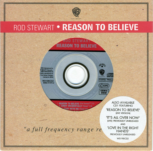 Rod Stewart : Reason To Believe (CD, Single)
