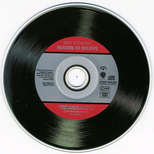 Rod Stewart : Reason To Believe (CD, Single)
