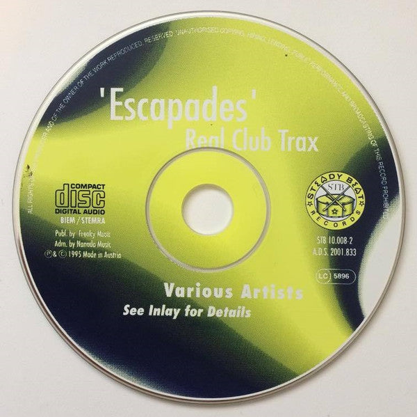 Various : Escapades - The Real Clubtrax (CD, Comp, Mixed)