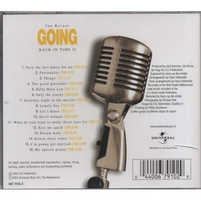 Jan Keizer : Going Back In Time II (CD, Album)