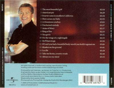 Jan Keizer : Going Back In Time III (CD, Album)
