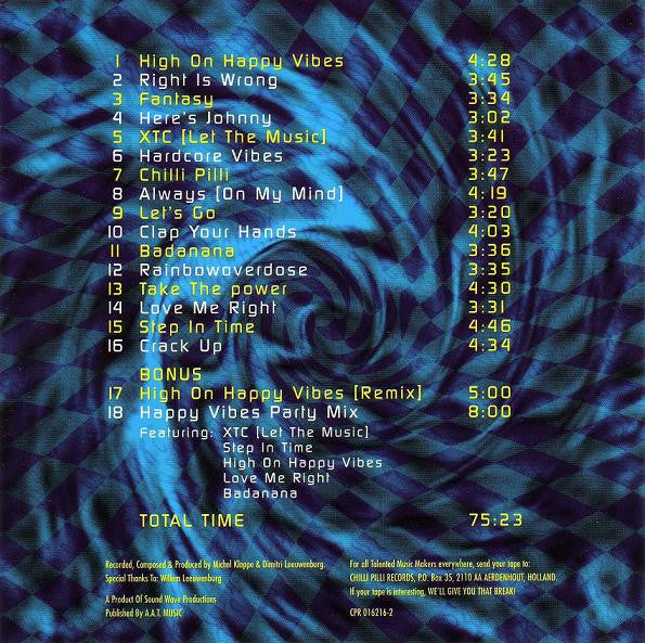 Excessive Force (2) : Happy Vibes (CD, Album)