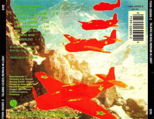 Talking Heads : Remain In Light (CD, Album, RE)