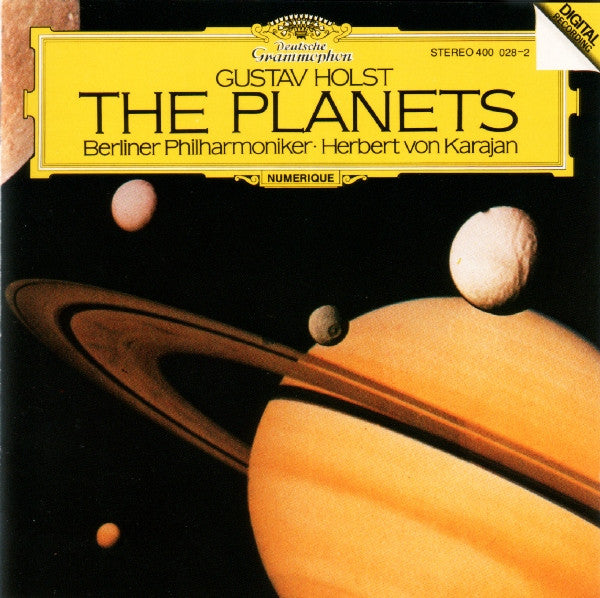 Gustav Holst - Berliner Philharmoniker, Herbert von Karajan : The Planets (CD, Album, RE)
