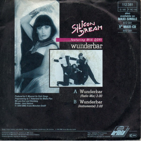 Silicon Dream Featuring Mia Dori : Wunderbar (7", Single)