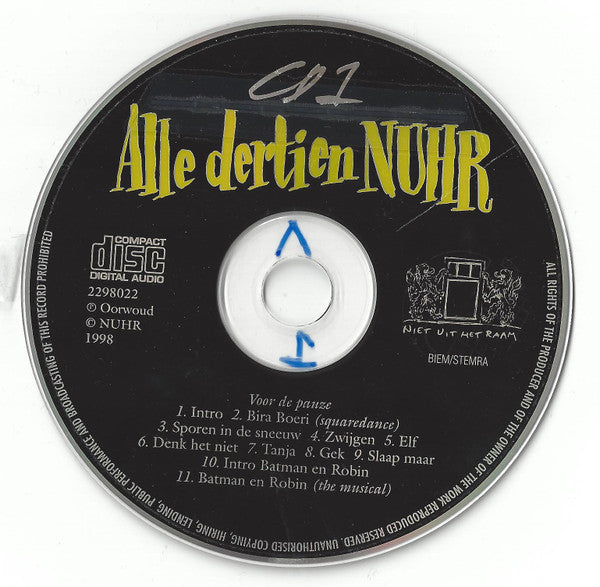 NUHR : Alle Dertien NUHR (2xCD, Album)