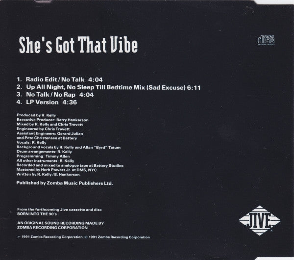 R. Kelly & Public Announcement : She's Got That Vibe (CD, Maxi)