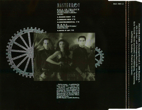Masterboy : Fall In Trance (CD, Maxi)