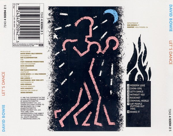 David Bowie : Let's Dance (CD, Album, RE, RM)
