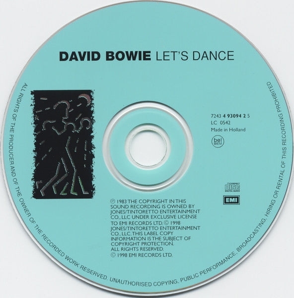 David Bowie : Let's Dance (CD, Album, RE, RM)