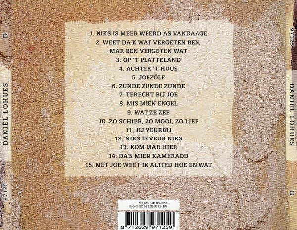 Daniël Lohues : D (CD, Album)