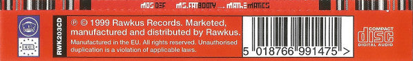 Mos Def : Ms. Fat Booty / Mathematics (CD, Single)