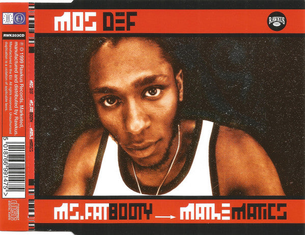 Mos Def : Ms. Fat Booty / Mathematics (CD, Single)