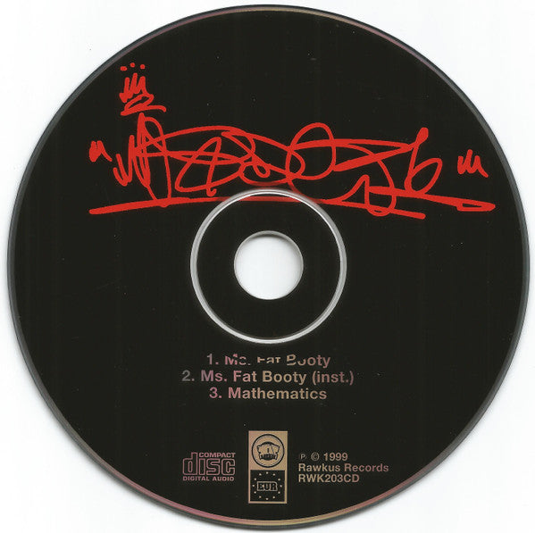 Mos Def : Ms. Fat Booty / Mathematics (CD, Single)