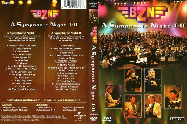 BZN : A Symphonic Night I+II (DVD-V, Multichannel)