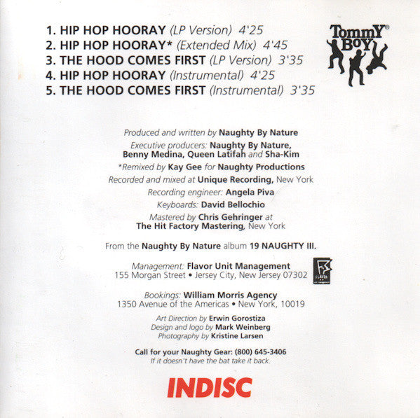 Naughty By Nature : Hip Hop Hooray (CD, Maxi)