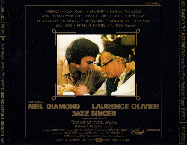 Neil Diamond : The Jazz Singer (Original Songs From The Motion Picture) (CD, Album)