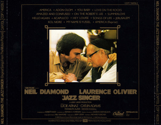 Neil Diamond : The Jazz Singer (Original Songs From The Motion Picture) (CD, Album)