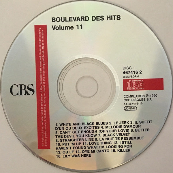 Various : Boulevard Des Hits Volume 11 (2xCD, Comp, Mixed)