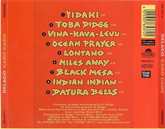 Hermann Delago : Gado Gado (CD, Album)