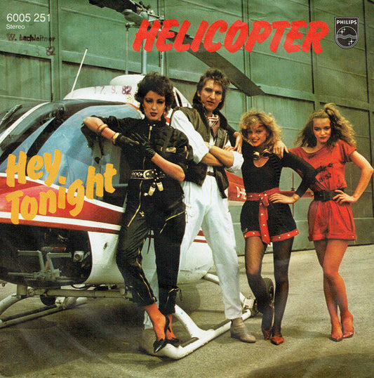 The Helicopter : Hey Tonight  (7", Single)