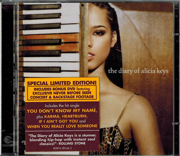 Alicia Keys : The Diary Of Alicia Keys (CD, Album, Copy Prot. + DVD-V, PAL + Ltd, S/Editio)
