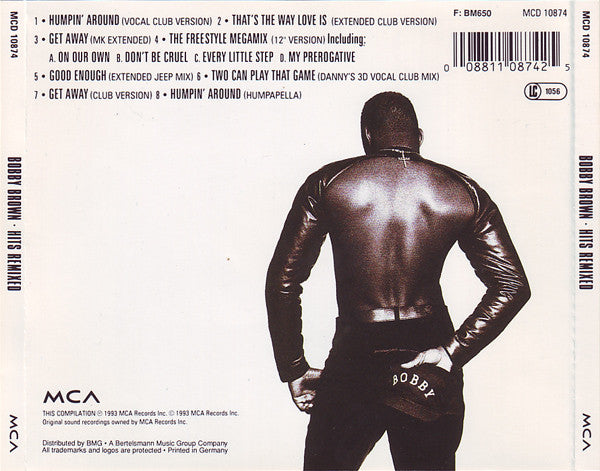 Bobby Brown : Hits Remixed (CD, Comp)