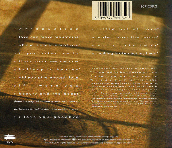 Céline Dion : Celine Dion (CD, Album)