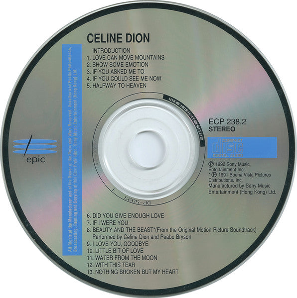 Céline Dion : Celine Dion (CD, Album)