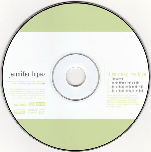 Jennifer Lopez : If You Had My Love (CD, Maxi)