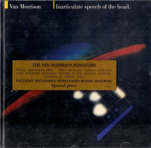 Van Morrison : Inarticulate Speech Of The Heart (CD, Album, RE, RM)