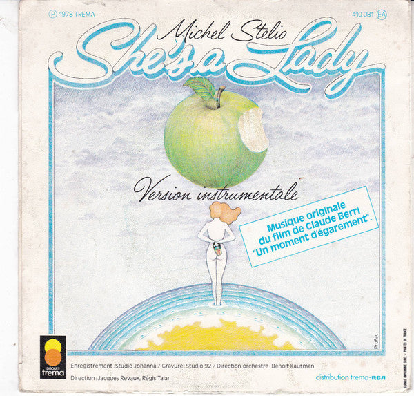 Michel Stelio : She's A Lady (7", Single)