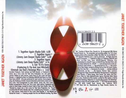 Janet Jackson : Together Again (CD, Single)