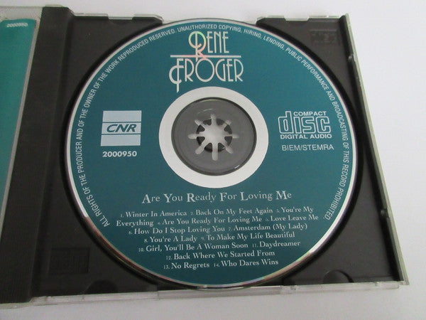 René Froger : Are You Ready For Loving Me (CD, Comp)
